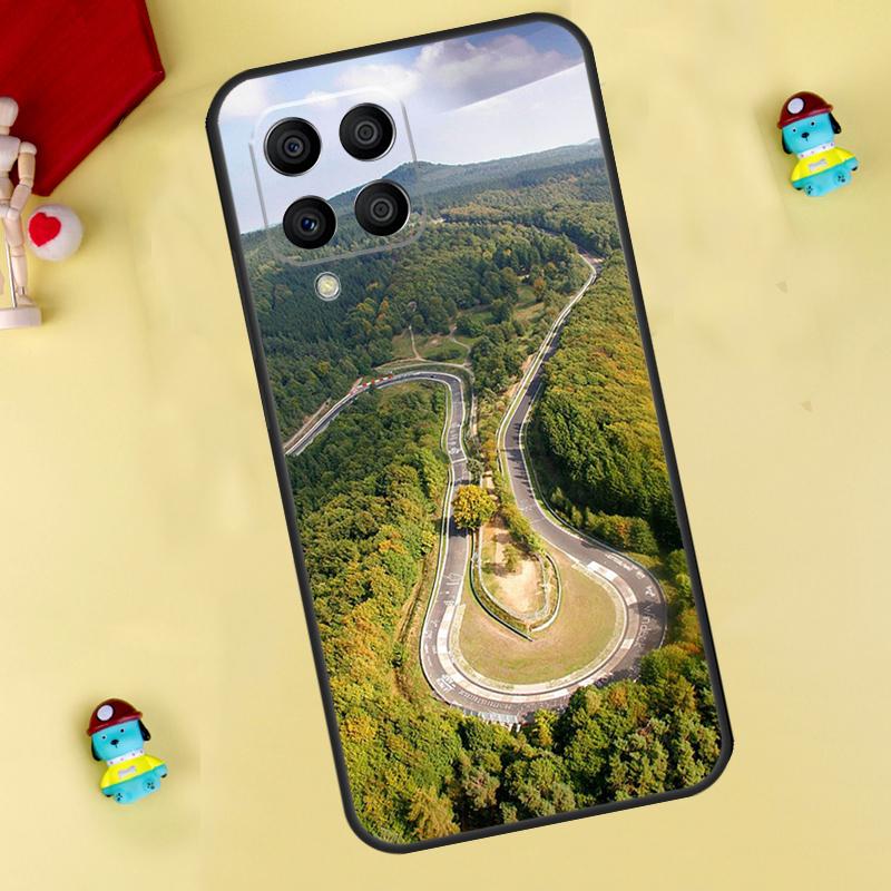Green Hell Nurburgring Case For Samsung Galaxy M35 M55 M15 M11 M12 M13 M14 M06 M16 M36 M56 M31 M53 M32 M52 M34 M54