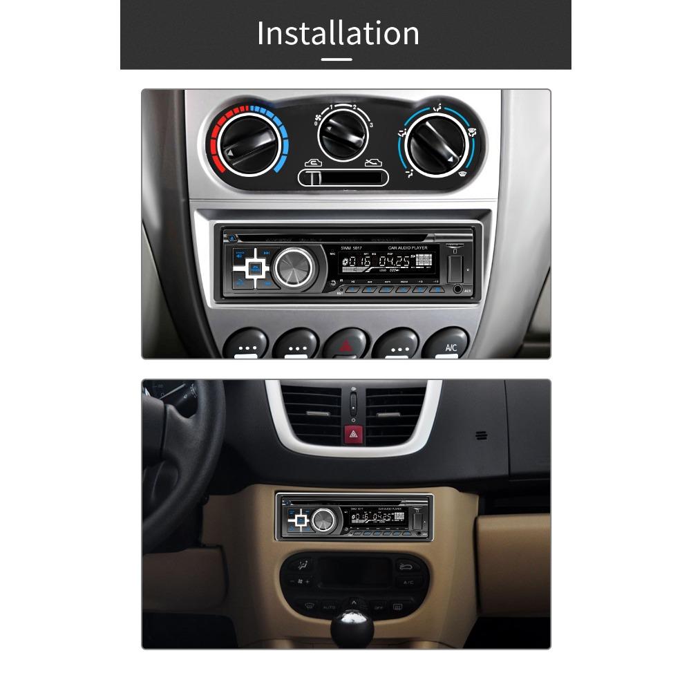 1Din автомобильный DVD-плеер универсальный мультимедийный Bluetooth музыкальный эквалайзер стерео USB TF карта FM AM авторадио AUX вход MP3-плеер