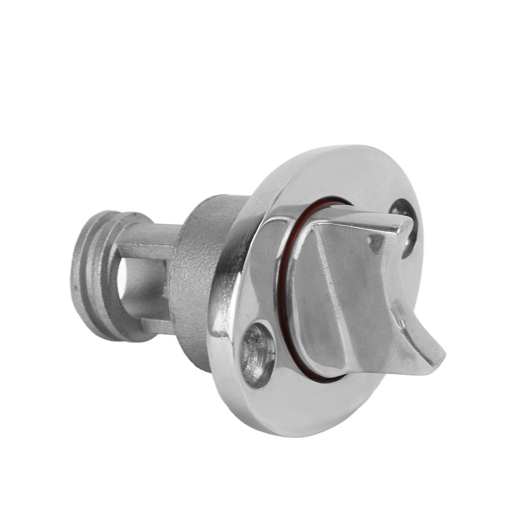 25mm 1in Drain Plug Boat Twisting Rotation Corrosion Resistance Stainless Steel Boat Plug for Boat Transoms