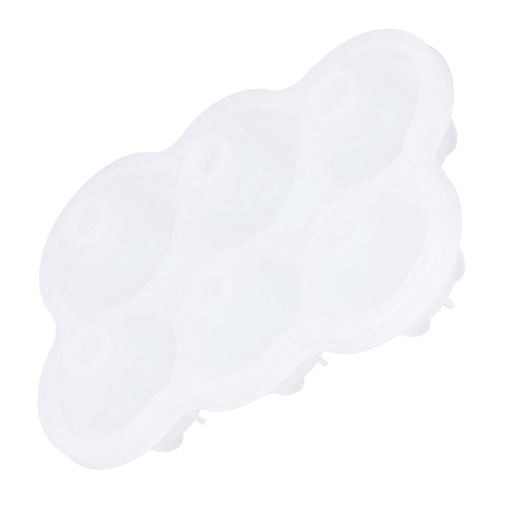 6‑Grid Silicone Ice Ball Mold with Leaking Hole Round Ice Tray for Kitchen Home Bar