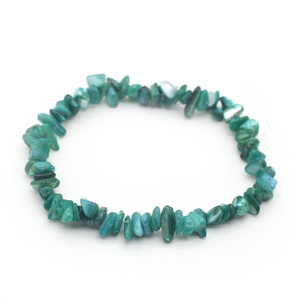 1 шт., браслет из натурального камня, нерегулярный кристалл, аметист, агат, флюорит, синяя бирюза, опал, браслеты для женщин и мужчин, ювелирные изделия 19 см