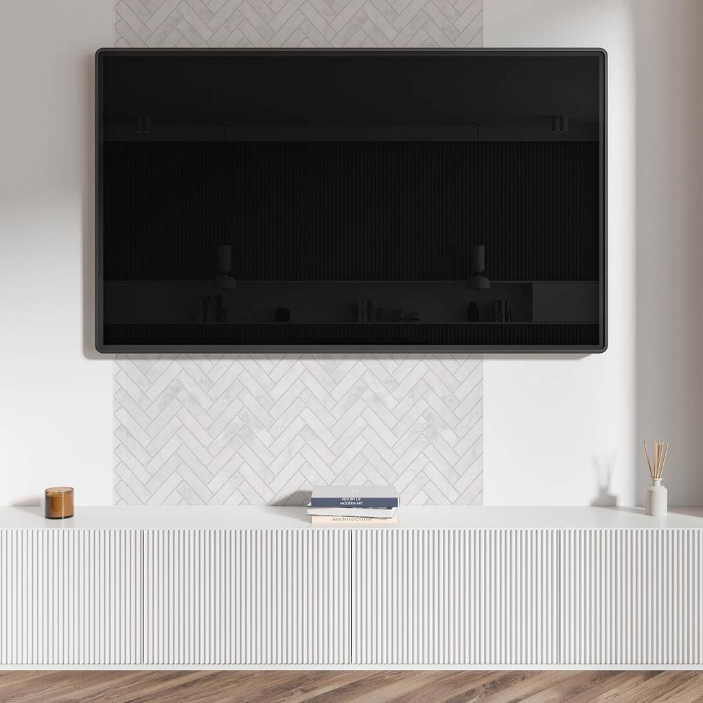 Self-Adhesive Vinyl Wall Covering with Graphics for Kitchen 100x50 cm 3D Herringbone Pattern