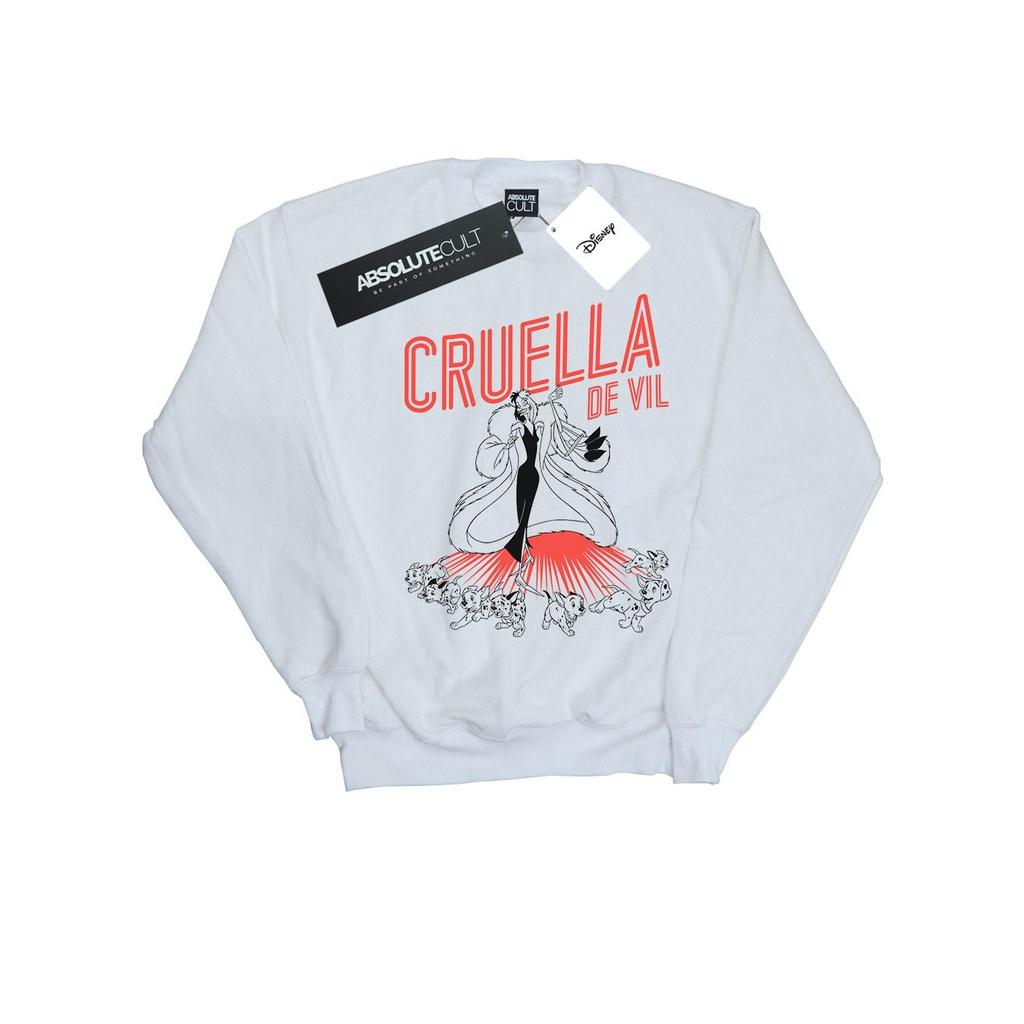 Disney Mens Cruella De Vil Dalmatians Sweatshirt
