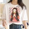 Demon Slayer Kimetsu No Yaiba T-shirts Women Graphic Harajuku Manga T-shirts Girl Japanese Streetwear Y2k Clothing