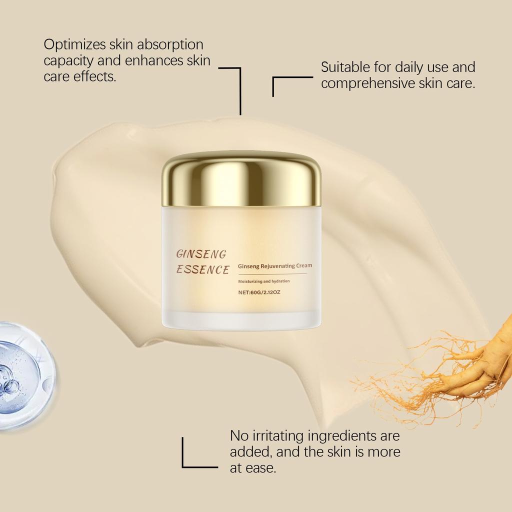 Увлажняющий крем с женьшенем, нежный питательный увлажняющий уход за кожей лица, нежный и мягкий крем для ухода