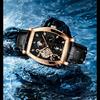 TEVISE Watch Barrel Watch Tourbillon Star Механический мужской ремень