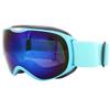 Лыжные очки AntiFog ветрозащитные двухслойные линзы из поликарбоната для скалолазания и зимних видов спорта для детей(синий )