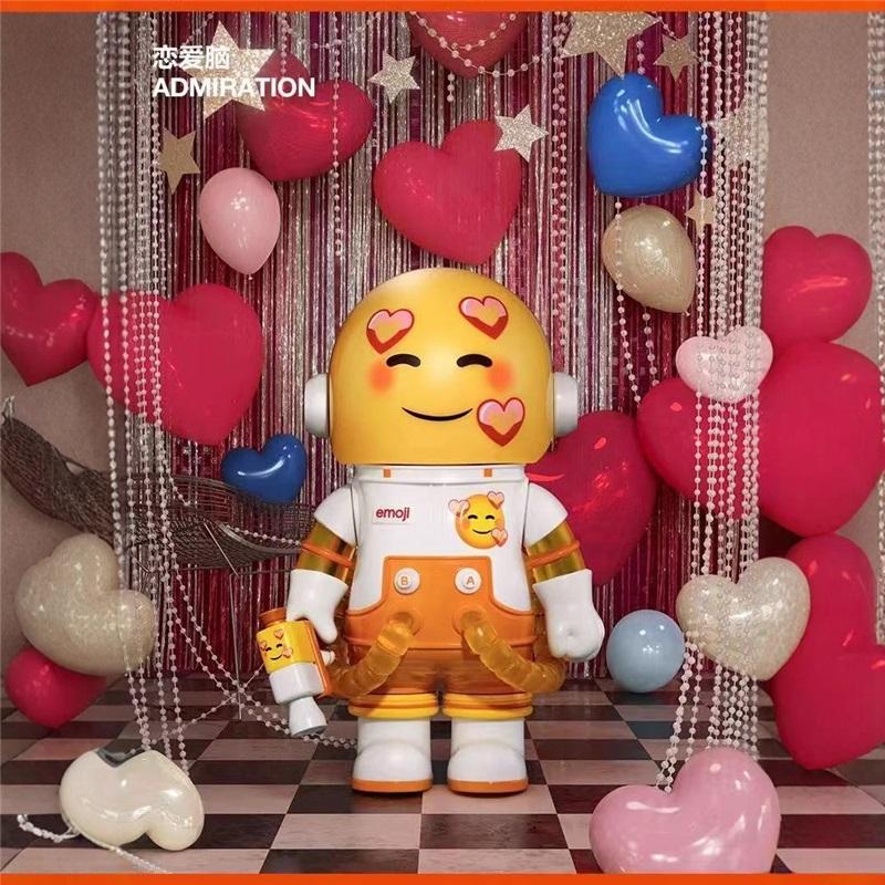 SPACE MOLLY 100% Emoji Handmade Gift Toy Car Ornament