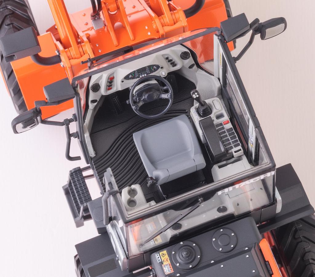 Hasegawa Construction Machinery Series Hitachi Construction Machinery Wheel Loader Plastic Model WM04 1/35 ZW100-6