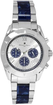 Мужской хронограф Salvatore Marra SM23105-SSWHBL