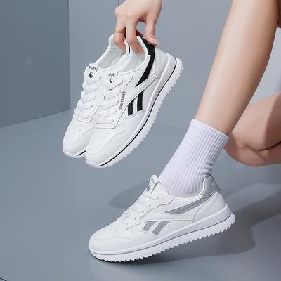 2025 летние маленькие белые туфли, новая корейская версия, женские студенческие сетчатые туфли на платформе для спорта и отдыха, уличные туфли B615