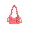 Solid Sewing Line Top Handle Bags for Women Soft Inner Compartment Wrinkled PU Bags Fashion