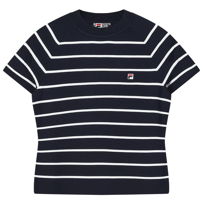 Fila Женская полосатая вязаная футболка