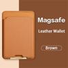 Магнитный кожаный кошелек-подставка для карт для iPhone 17 16 15 14 Pro Max Samsung S25 S24 S23 Ultra для держателя-кронштейна Magsafe Сумка