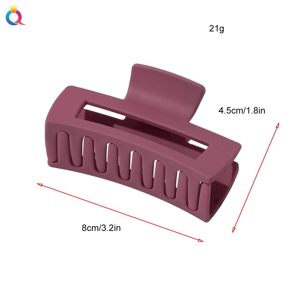 Заколка для волос Frosted Hair Clip Simple Large Clip Cross Hair Clip Coiffit Shark Clip