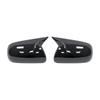 Rearview Side Mirror Covers Caps For Toyota Corolla 2007-2013 Vios Yaris Sedan P90 2008-2013 Carbon Fiber Gloss Black