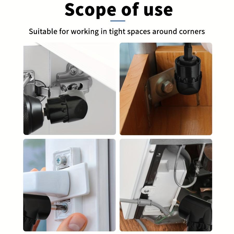 Электрическая отвертка с коротким поворотом на 105 градусов с угловой шестигранной рукояткой - отвертки из черной легированной стали