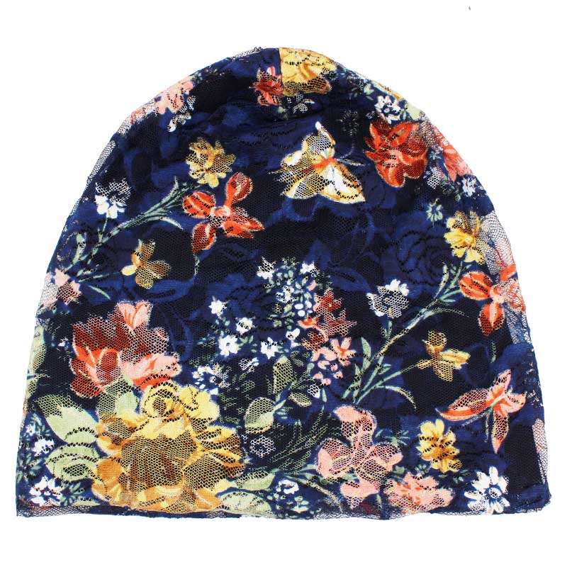 Осень-весна тонкие женские шапки-бини Skullies женские модные кружевные шапки для девочек популярные женские тюрбаны HT901
