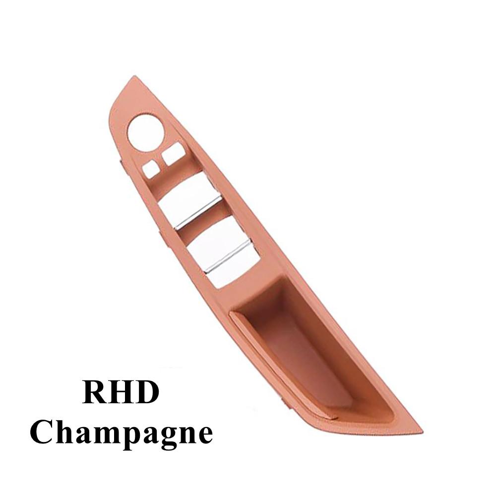 Right Hand Drive RHD Gray Beige Black Car Interior Door Handle Panel Pull Trim Cover for BMW 5 Series F10 F11 F18 520 523