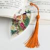 Ancient Chinese Landscape Painting Bookmark Beautiful Beautiful Leaf Vein Bookmark Gift To Classmates and Friends
