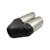 Double Straight Slant Stainless Steel Exhaust Muffler Tailpipe Decoration
