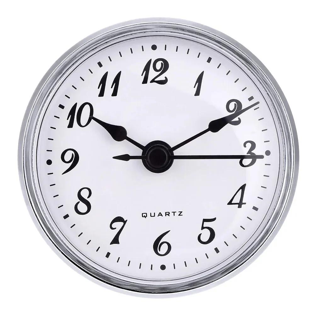 70MM Quartz Clock Inserts Movement Mechanism Replacement With A Back Cover Roman Arabic Numerals Home Decoration