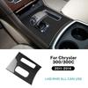 Настоящее мягкое углеволокно для Chrysler 300 300C 2011 2012 2013 2014 LHD RHD Наклейка на панель переключения передач центральной консоли автомобиля Аксессуары
