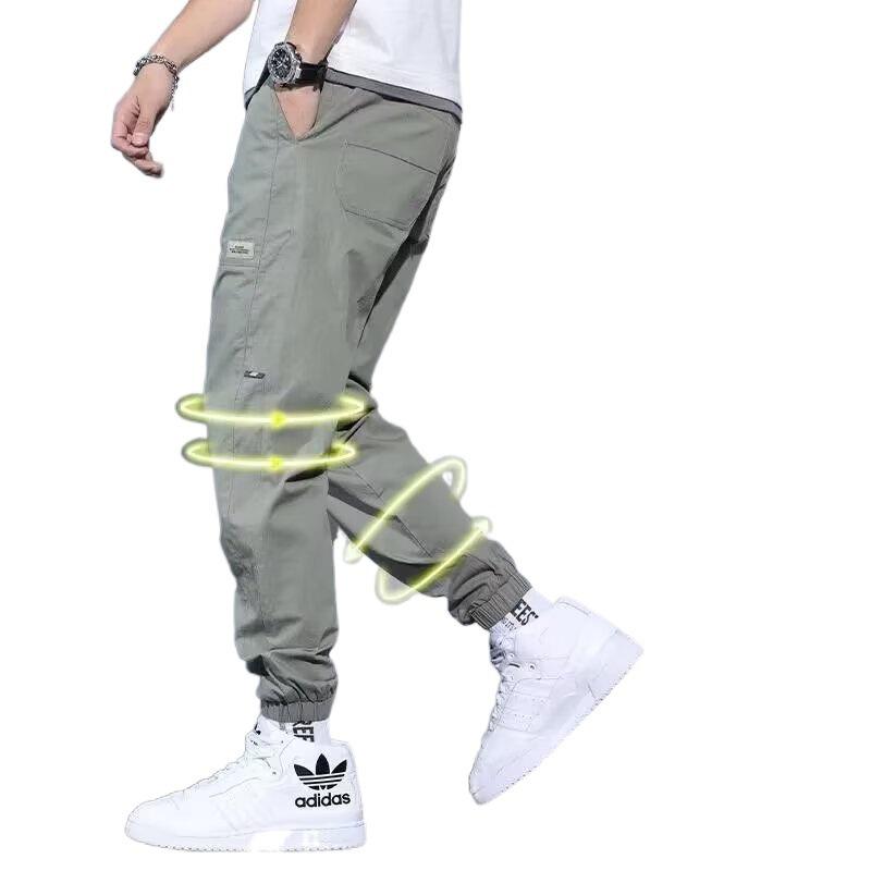 Мужские ретро широкие прямые рабочие брюки - Весна/Осень 2025 Модные джоггеры