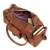 Combo Leather Bag Gym Travel Luggage Duffel Weekend Overnight Backpack 2 Bags
