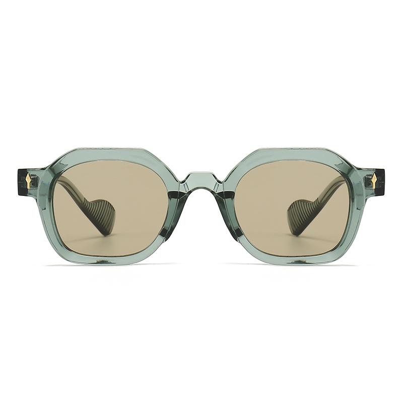 Cross-Border European and American Narrow Frame Export Sun Glasses Trendy Street Photography Sun Glasses for Women Modern Charm R