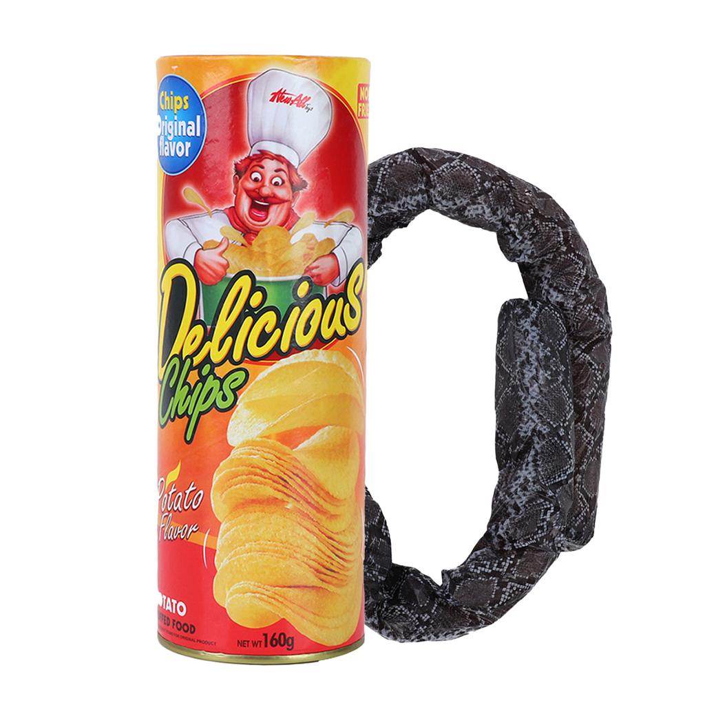 Забавные хитрые игрушки Волшебные картофельные чипсы Весенняя змея Игрушка для розыгрышей Реквизит для украшения вечеринки