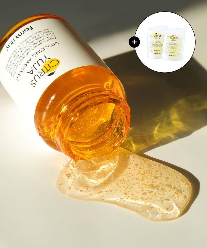 Citrus Yuzu Vitalizing Ampoule 250ml (+Soothing Gel 100ml x 2)