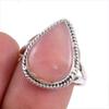 Natural Pink Opal Gemstone 925 Solid Sterling Silver Jewelry Ring Size 8 S7T09