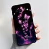 For Google Pixel 6 / Pixel 6 Pro Case Luxury Fashion Butterfly Flowers Black Soft TPU Silicone Back Cover Pixel6 6Pro Phone Case