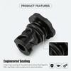 Applicable to Dodge RAM gearbox oil dipstick pipe filler sealing cover Black 4591959AA