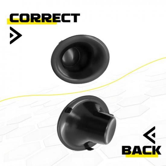 Fog Light Covers For 2015- Dodge Challenger Bumper Fog Lamp Covers 2pcs