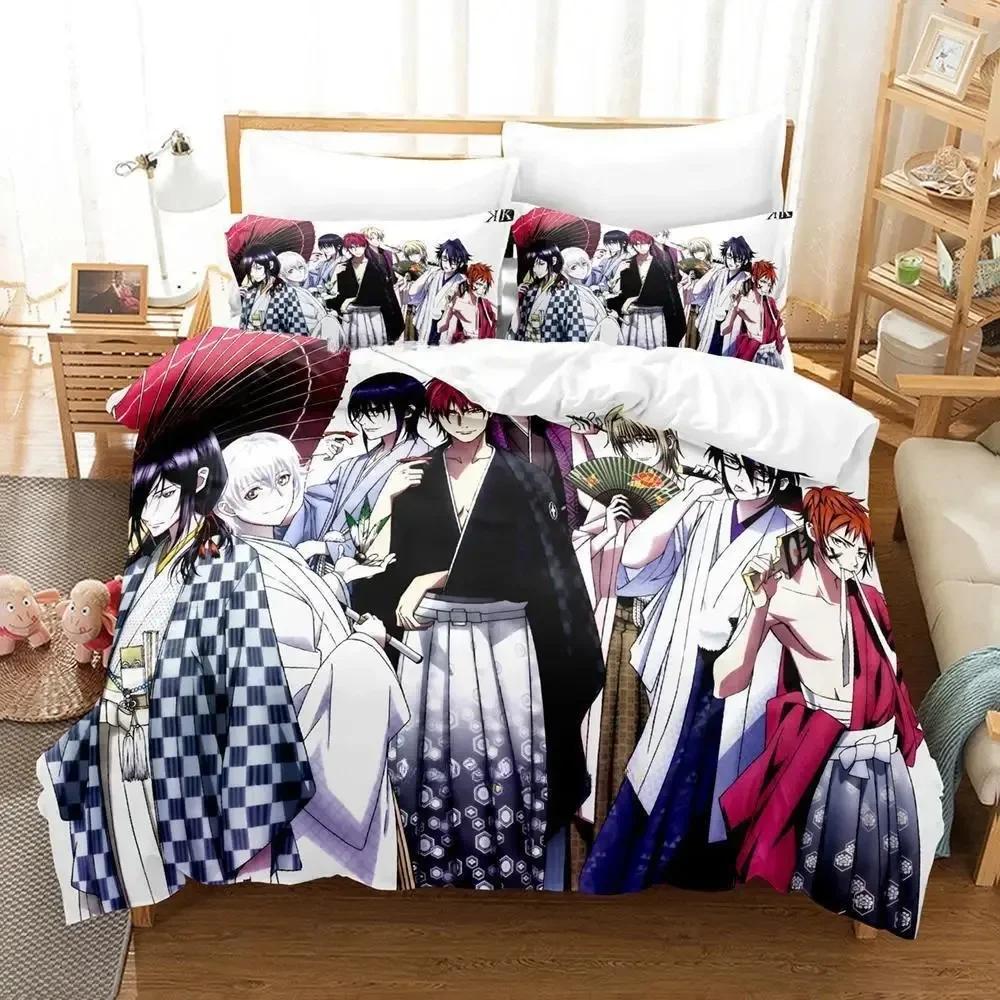 K project Микото Суо Кровь! Без косточки! Никакого пепла! Постельное белье с наволочкой, мягкое одеяло, мягкое покрывало, размеры Super King