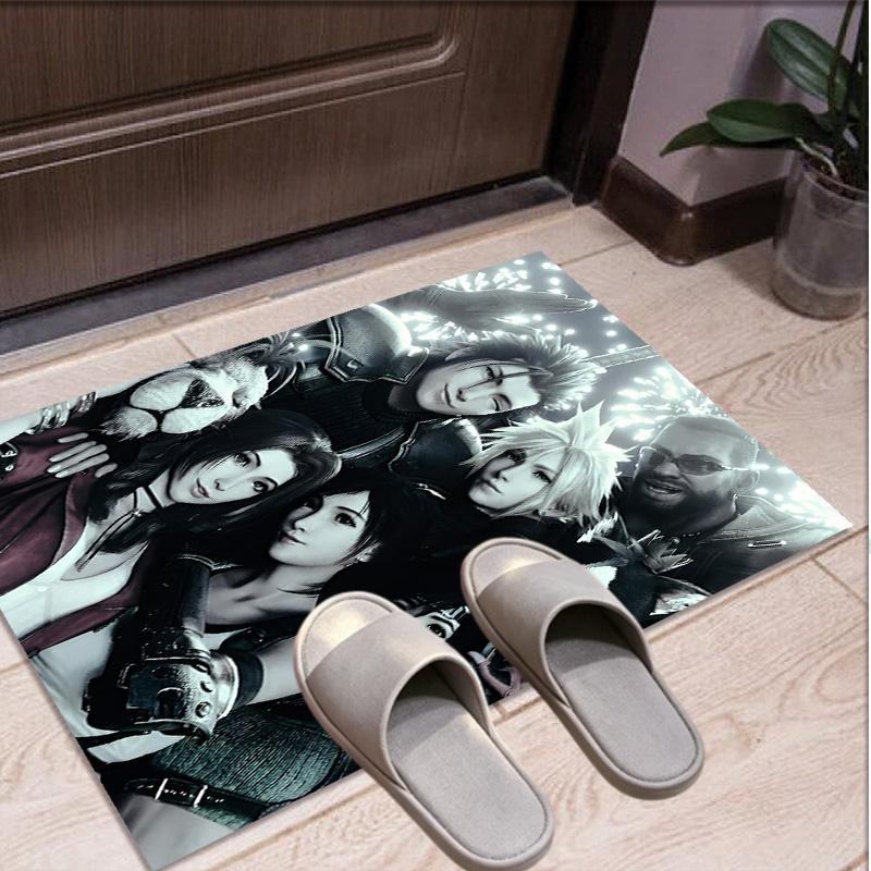 Final Fantasy Pattern Rug, Indoor/Outdoor Mat, for Picnic, Gameroom, Bedroom, Office, Living Room, Home Decor Carpet, Birthday Gift