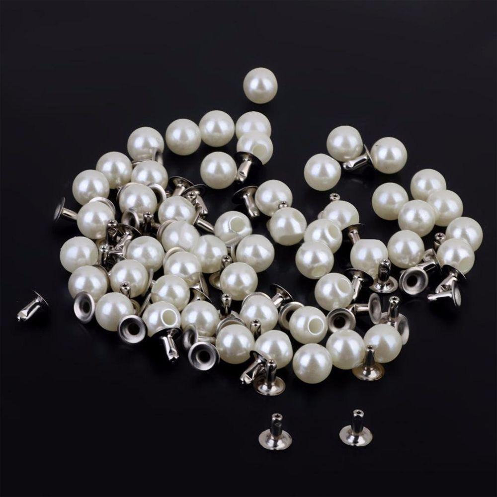 Clothing Decoration Shoes Hat Decor Handmade DIY DIY Rivet Pearl Studs Pearl Rivet Sewing Rivet