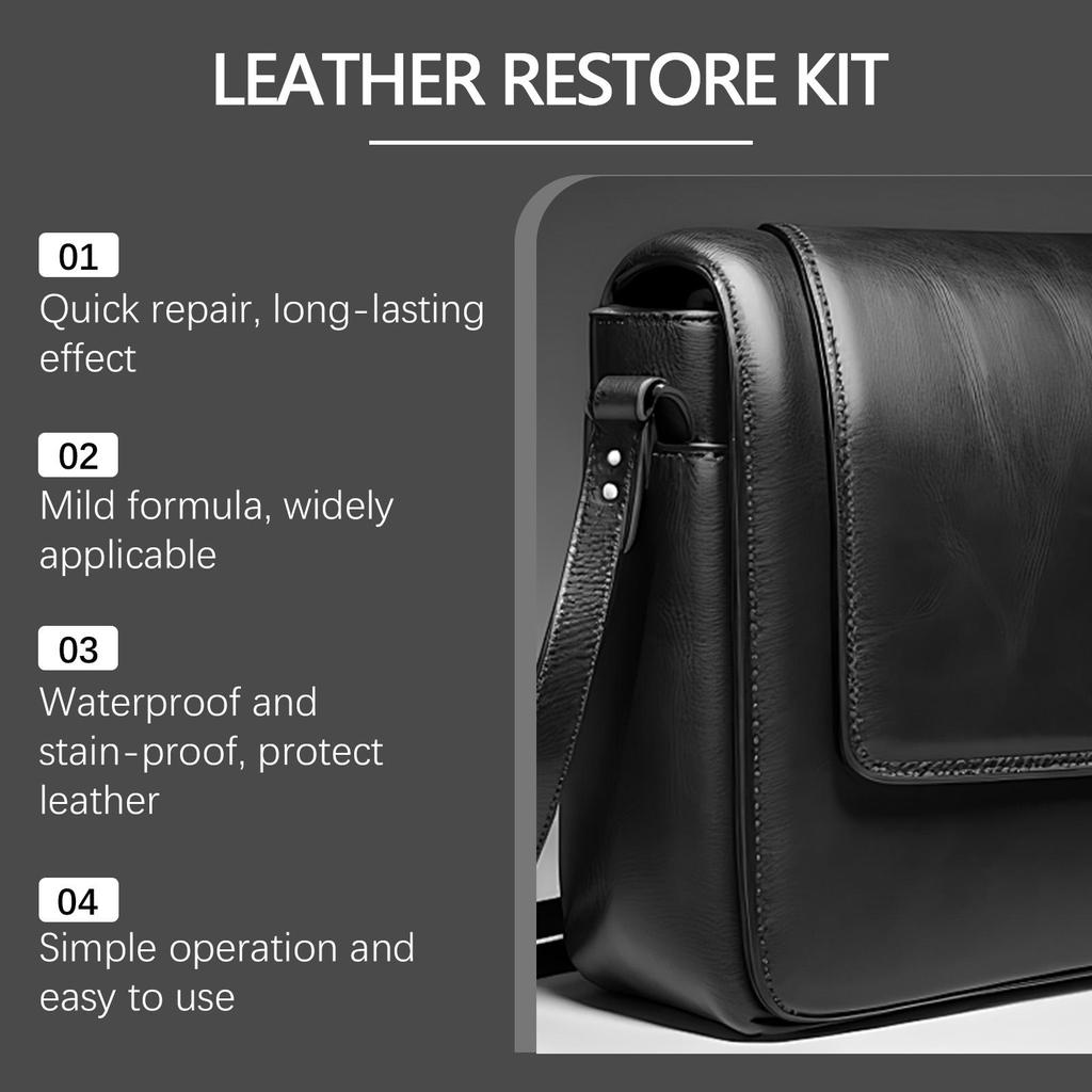 Jakehoe leather repair care kit sofa car seat complementary color cream household self-service repair leather scratches fade 1set