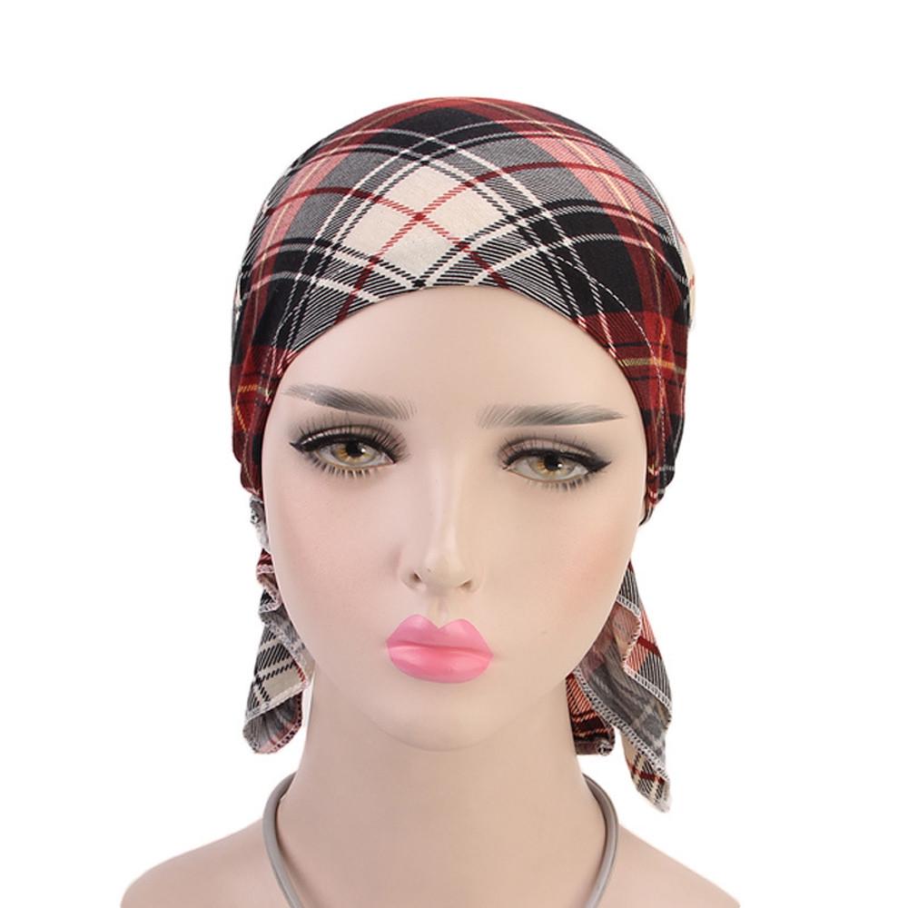 New High Quality Muslim Bamboo Pre-Tied Scarf  Women Softethnic Style  Fashion Headscarf Wrap Hair Accessories