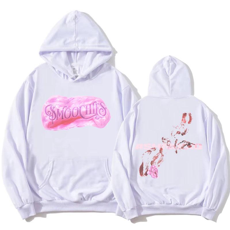 ХУДИ BUCKTOOTH SMOOCHIES С ГРАФИЧЕСКИМ ПРИНТОМ ASHNIKKO Модные толстовки с длинным рукавом и капюшоном Уличная одежда Женская одежда