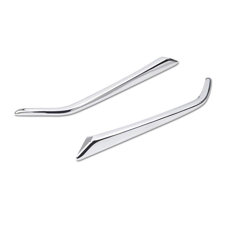 For Mazda CX-3 CX3 2016-2017 2018 ABS Chrome Front Fog Light Foglight Lamp Eyelid Eyebrow Cover Trim Car Styling Accessories
