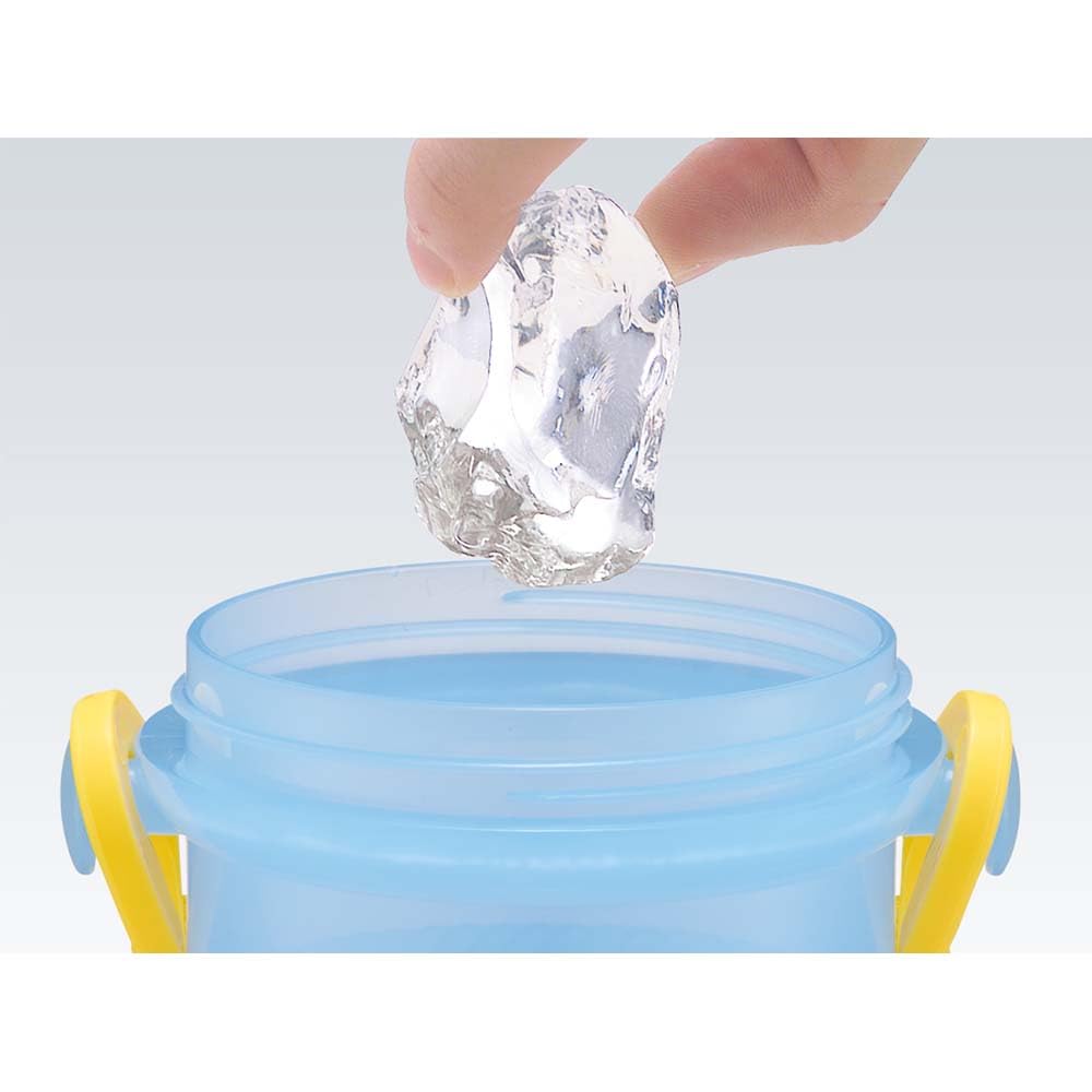 Skater Пластиковая бутылка для воды 480 мл, одно нажатие, антибактериальная, для детей, легкая, антибактериальная обработка, сделано в Японии, Dream Land PSB5SANAG