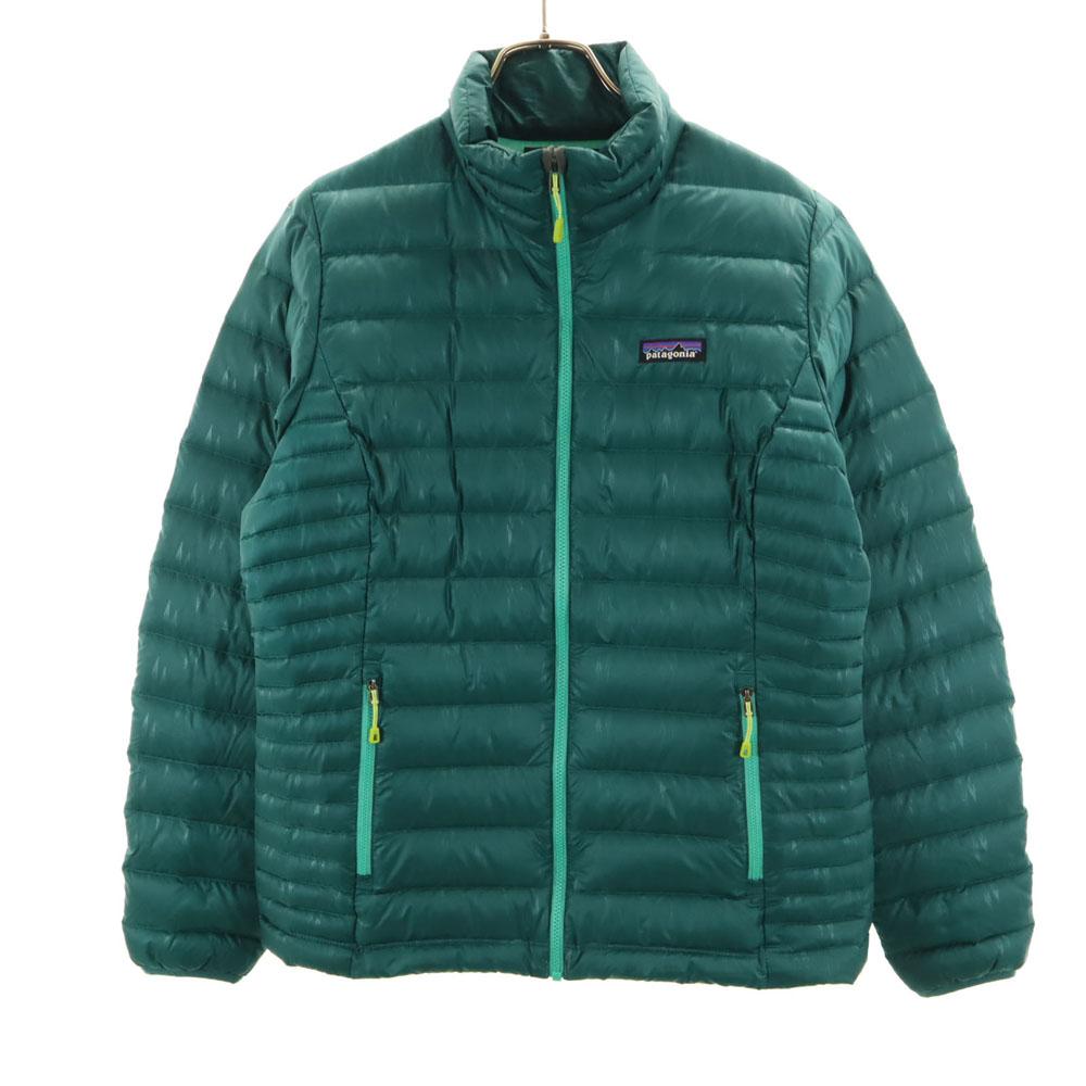 Patagonia 84683FA15 карманная пуховая куртка M зеленый Для улицы Женская Б/У