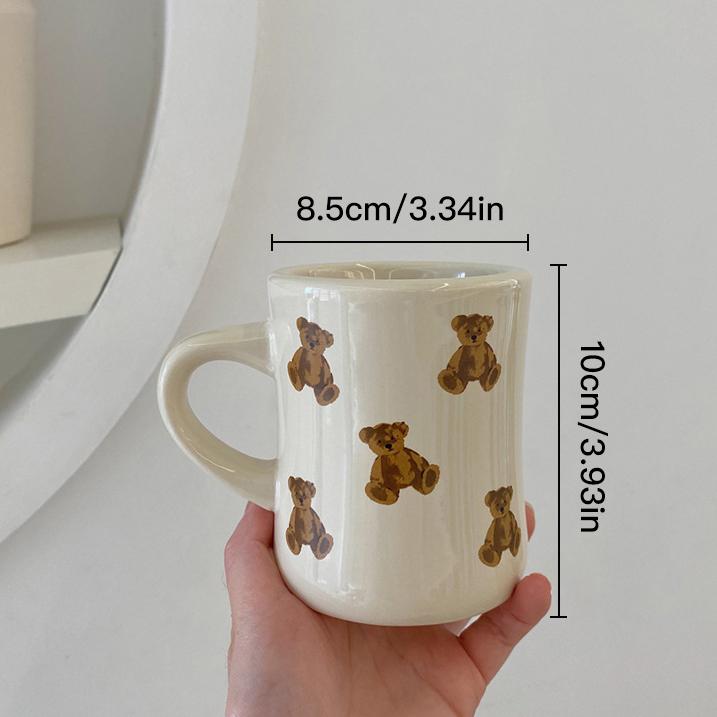 Милая чашка медведя, керамическая кружка, чай с молоком, кофейная чашка, чашка Марка, уникальные подарки