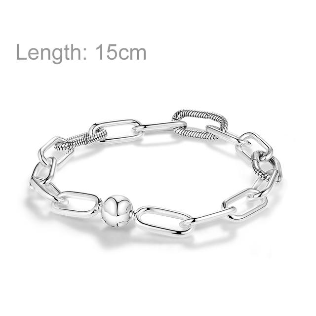 925 Серебряный Браслет Подходит Женщине Femme Браслет Ювелирные Изделия