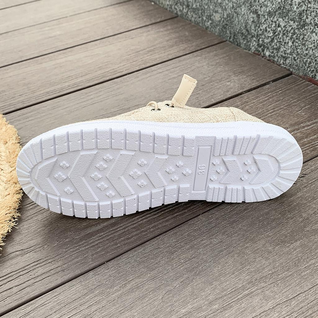 2025 Canvas Loafers Women's Shoes Flat Casual Shoes Women's Cloth Shoes