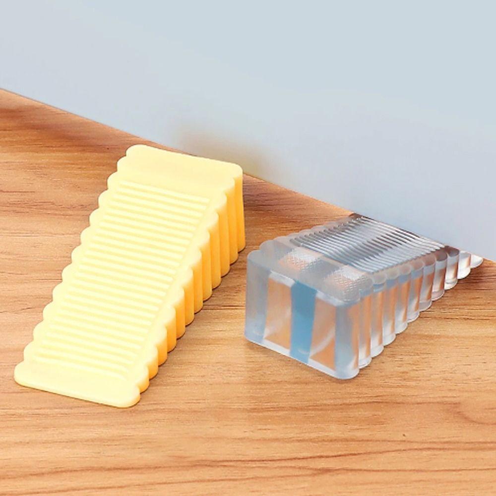 Shock Door Stopper Silicone Handle Stopper Portable Absorbent Block Wedge  Door