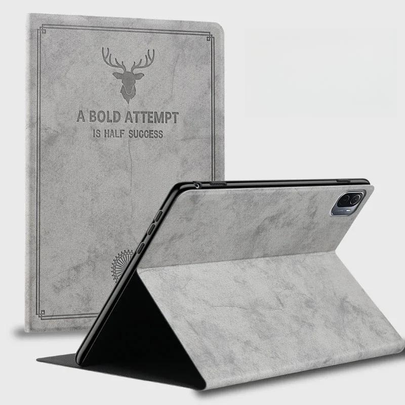 Чехол для Huawei MediaPad T5 T8 C3 T10, тонкий ретро складной чехол с откидной подставкой из искусственной кожи, чехол для Matepad SE M2 M3 M5 M6